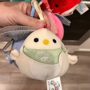Squishmallow clip Todd chicken nwt